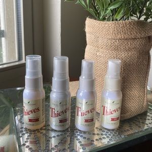 Young Living Thieves Essential Oil-Infused Spray (set of 4!)